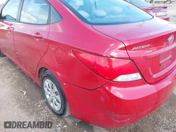 2016 Hyundai Accent SE with VIN KMHCT4AE2GU059586, listed as a IAAI auction lot 43359621 with 201,033 mi miles and . Bid and sale history available at DreamBid. Image 12.