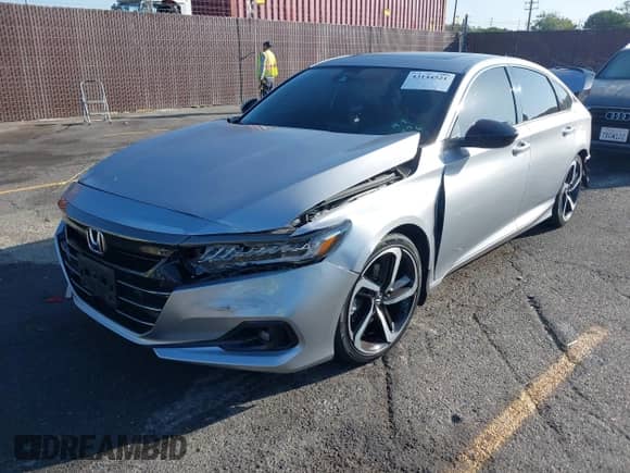2021 Honda Accord Sport с VIN 1HGCV2F33MA021812, выставлен на аукционе IAAI как лот 43144521 с пробегом 48 442 миль миль и . История ставок и продаж доступна на DreamBid. Изображение 17.