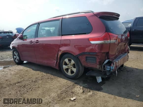 2011 Toyota Sienna LE with VIN 5TDKK3DC0BS044167, listed as a Copart auction lot 60650405 with Not provided miles and Salvage title. Bid and sale history available at DreamBid. Image 2.