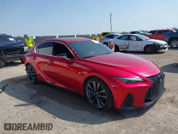 2023 Lexus IS 350 F Sport z VIN JTHGZ1B27P5059227, wystawiony jako IAAI lot #41904560 z przebiegiem 29 563 mil mil oraz . Historia ofert i sprzedaży dostępna na DreamBid. Obrazek 1.