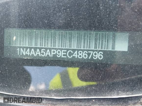 2014 Nissan Maxima SV с VIN 1N4AA5AP9EC486796, выставлен на аукционе IAAI как лот 43016596 с пробегом 168 055 миль миль и . История ставок и продаж доступна на DreamBid. Изображение 9.