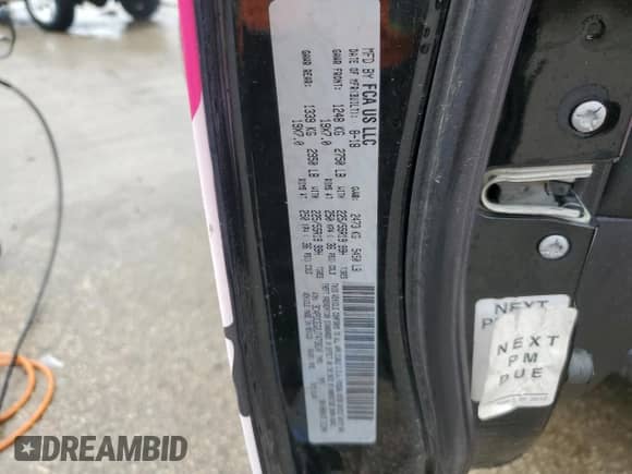 2018 Dodge Journey GT с VIN 3C4PDCEG2JT473610, выставлен на аукционе Copart как лот 59510985 с пробегом 156 530 миль миль и Списание • Salvage title. История ставок и продаж доступна на DreamBid. Изображение 13.