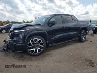 2024 Chevrolet Silverado EV RST с VIN 1GC40ZEL0RU303018, выставлен на аукционе Copart как лот 62183615 с пробегом 2 291 миль миль и На запчасти • Non repairable. История ставок и продаж доступна на DreamBid. Изображение 1.