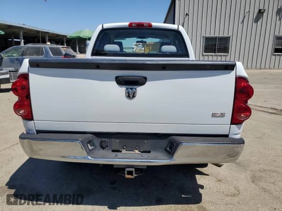 2007 Dodge 1500 SLT with VIN 1D7HA18N67S133243, listed as a Copart auction lot 66956965 with 169,924 mi miles and Salvage title. Bid and sale history available at DreamBid. Image 6.