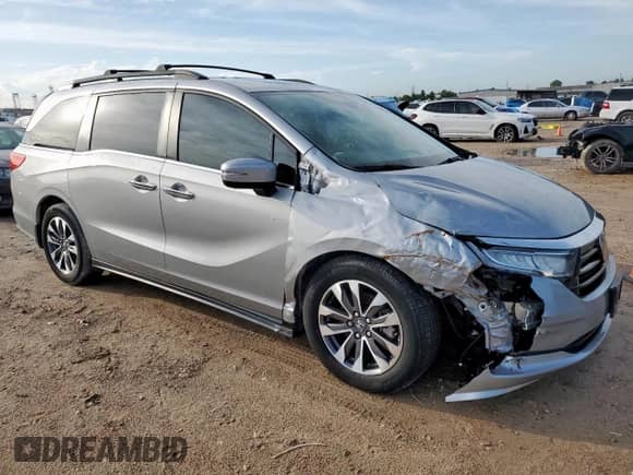 2023 Honda Odyssey EX-L с VIN 5FNRL6H68PB031566, выставлен на аукционе Copart как лот 61252955 с пробегом 42 537 миль миль и Списание • Salvage title. История ставок и продаж доступна на DreamBid. Изображение 4.