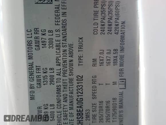 2016 Chevrolet Colorado 2WD WT z VIN 1GCHSBEA0G1233102, wystawiony jako Copart lot #85152725 z przebiegiem 74 012 mil mil oraz Szkoda całkowita • Salvage title. Historia ofert i sprzedaży dostępna na DreamBid. Obrazek 13.