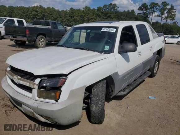 2002 Chevrolet Avalanche z VIN 3GNEC13T32G225379, wystawiony jako Copart lot #82125255 z przebiegiem 282 097 mil mil oraz Szkoda całkowita • Salvage title. Historia ofert i sprzedaży dostępna na DreamBid. Obrazek 1.