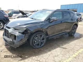 2021 Chevrolet Blazer RS с VIN 3GNKBERS7MS568272, выставлен на аукционе Copart как лот 58446905 с пробегом 52 493 миль миль и Списание • Salvage title. История ставок и продаж доступна на DreamBid. Изображение 1.