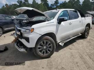 2024 Chevrolet Silverado 1500 LT with VIN 1GCPACED5RZ317905, listed as a Copart auction lot 68543915 with 12,477 mi miles and Salvage title. Bid and sale history available at DreamBid. Image 1.