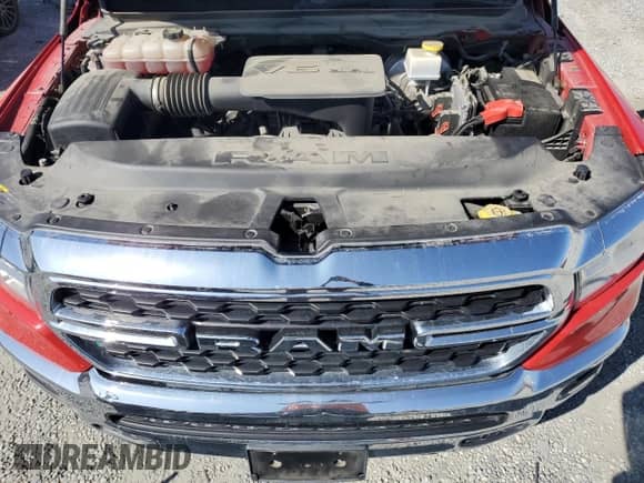 2022 Ram 1500 Big Horn with VIN 1C6RRFMG0NN430197, listed as a Copart auction lot 85563945 with 32,592 mi miles and Salvage title. Bid and sale history available at DreamBid. Image 11.