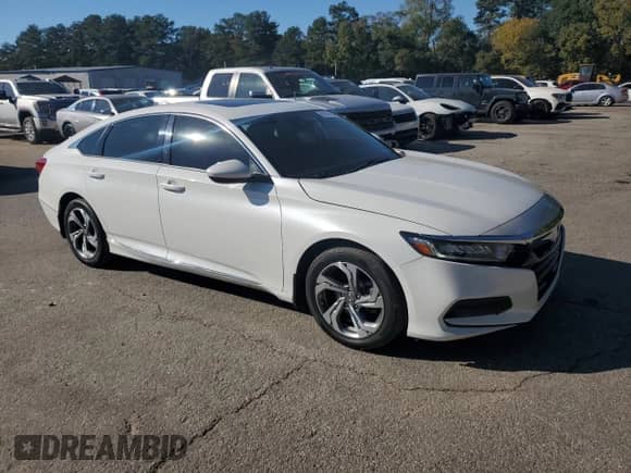 2018 Honda Accord EX z VIN 1HGCV1F42JA229226, wystawiony jako Copart lot #85379405 z przebiegiem 86 718 mil mil oraz Czysty tytuł • Clean title. Historia ofert i sprzedaży dostępna na DreamBid. Obrazek 4.