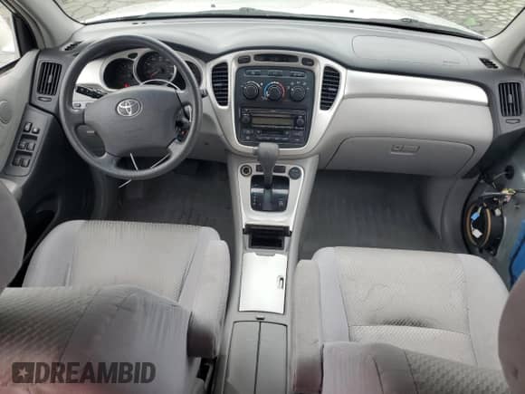 2005 Toyota Highlander with VIN JTEEP21A650110932, listed as a Copart auction lot 86088265 with 166,208 mi miles and Salvage title. Bid and sale history available at DreamBid. Image 8.