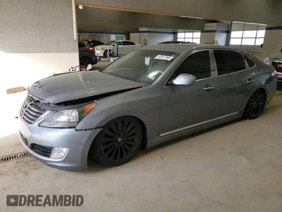 2014 Hyundai Equus Ultimate with VIN KMHGH4JH9EU085175, listed as a Copart auction lot 42917045 with 85,373 mi miles and Clean title. Bid and sale history available at DreamBid. Image 1.