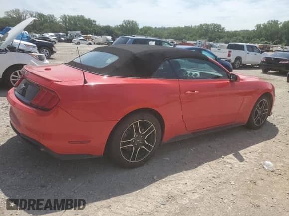 2022 Ford Mustang EcoBoost Premium with VIN 1FATP8UH6N5104175, listed as a Copart auction lot 66390325 with 73,274 mi miles and Salvage title. Bid and sale history available at DreamBid. Image 3.