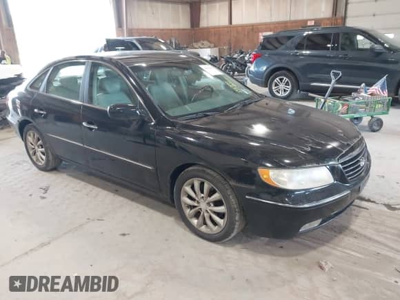 2006 Hyundai Azera SE with VIN KMHFC46F96A039365, listed as a IAAI auction lot 42812434 with 137,901 mi miles and . Bid and sale history available at DreamBid. Image 1.