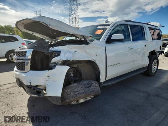 2015 Chevrolet Suburban LT с VIN 1GNSKJKC8FR694349, выставлен на аукционе Copart как лот 71719455 с пробегом Не указан миль и Списание • Salvage title. История ставок и продаж доступна на DreamBid. Изображение 1.