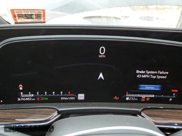 2022 Cadillac Escalade ESV Premium Luxury with VIN 1GYS4KKL2NR134344, listed as a Copart auction lot 79255164 with 96,482 mi miles and Salvage title. Bid and sale history available at DreamBid. Image 9.