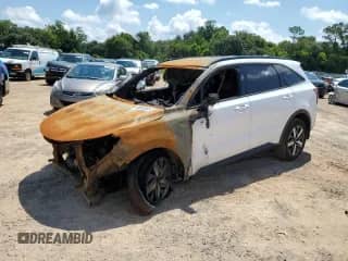 2023 Kia Sorento S with VIN 5XYRL4LC1PG212261, listed as a Copart auction lot 66813565 with Not provided miles and Salvage title. Bid and sale history available at DreamBid. Image 1.