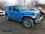 2022 Jeep Wrangler Unlimited Sahara z VIN 1C4HJXEG3NW246088, wystawiony jako Copart lot #50167185 z przebiegiem 16 074 mil mil oraz Nie do naprawy • Non repairable. Historia ofert i sprzedaży dostępna na DreamBid. Obrazek 4.