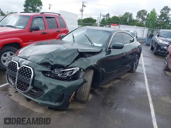 2023 BMW 4 Series 430i with VIN WBA63AV09PFN78926, listed as a IAAI auction lot 42098820 with Not provided miles and . Bid and sale history available at DreamBid. Image 18.