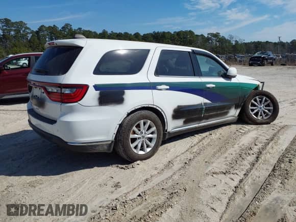 2020 Dodge Durango Pursuit with VIN 1C4SDJFT3LC381687, listed as a IAAI auction lot 41501933 with 55,586 mi miles and . Bid and sale history available at DreamBid. Image 4.