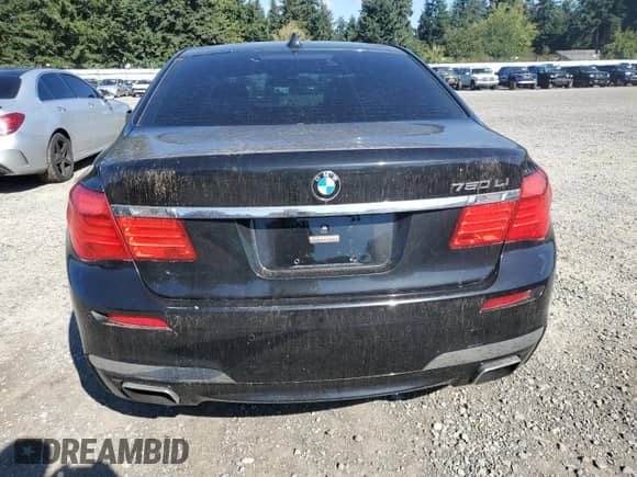 2010 BMW 7 Series 750Li xDrive with VIN WBAKC8C58ACY68508, listed as a Copart auction lot 69868385 with 138,519 mi miles and Salvage title. Bid and sale history available at DreamBid. Image 6.