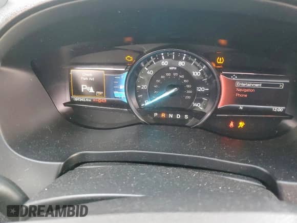 2018 Ford Explorer XLT with VIN 1FM5K7D86JGA18998, listed as a Copart auction lot 68279665 with 91,343 mi miles and Salvage title. Bid and sale history available at DreamBid. Image 9.