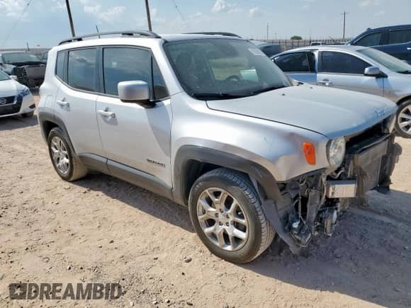 2018 Jeep Renegade Altitude with VIN ZACCJABB6JPH43174, listed as a Copart auction lot 70629605 with 91,135 mi miles and Salvage title. Bid and sale history available at DreamBid. Image 4.