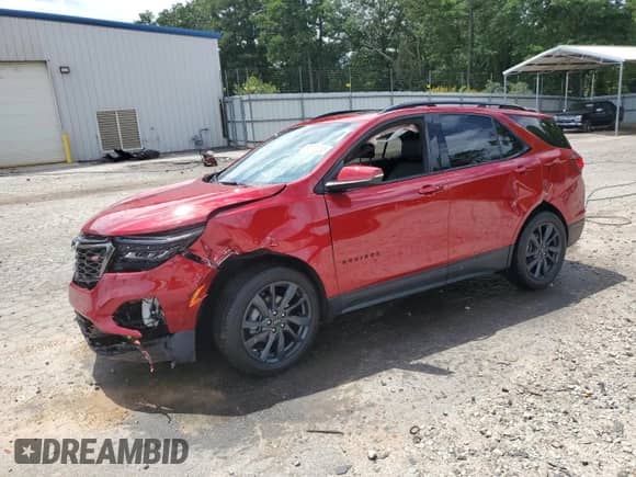 2023 Chevrolet Equinox RS с VIN 3GNAXMEG0PL137036, выставлен на аукционе Copart как лот 61773285 с пробегом 28 940 миль миль и Списание • Salvage title. История ставок и продаж доступна на DreamBid. Изображение 1.