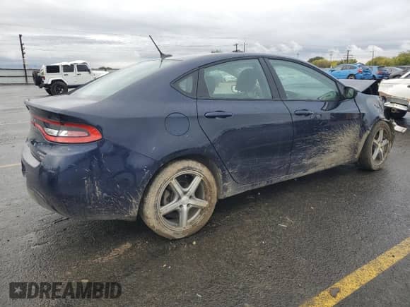 2013 Dodge Dart Aero with VIN 1C3CDFAH4DD216140, listed as a Copart auction lot 85333455 with 110,639 mi miles and Salvage title. Bid and sale history available at DreamBid. Image 3.
