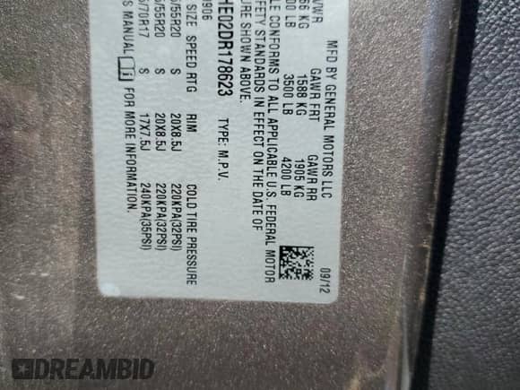 2013 Chevrolet Suburban LS with VIN 1GNSCHE02DR178623, listed as a Copart auction lot 54065035 with 238,990 mi miles and Clean title. Bid and sale history available at DreamBid. Image 13.