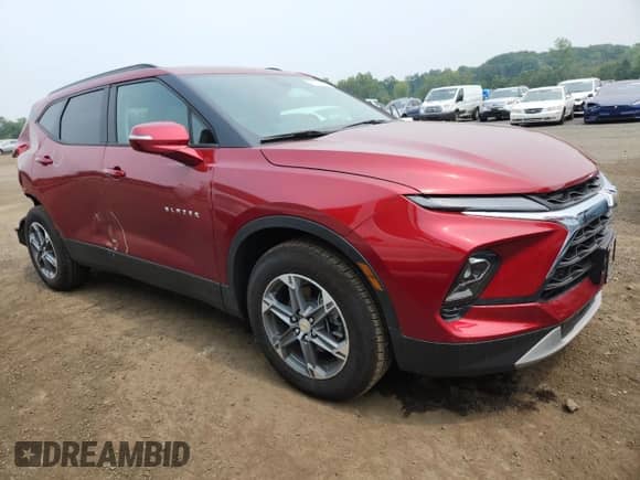 2025 Chevrolet Blazer LT с VIN 3GNKBJRS5SS104905, выставлен на аукционе Copart как лот 67225115 с пробегом 4 103 миль миль и Списание • Salvage title. История ставок и продаж доступна на DreamBid. Изображение 4.