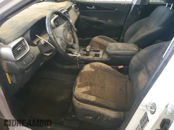 2018 Kia Sorento LX z VIN 5XYPG4A37JG386812, wystawiony jako Copart lot #57805945 z przebiegiem Nie podano mil oraz Szkoda całkowita • Salvage title. Historia ofert i sprzedaży dostępna na DreamBid. Obrazek 7.