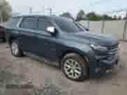 2021 Chevrolet Tahoe Premier with VIN 1GNSKSKD4MR293151, listed as a Copart auction lot 84629825 with 96,927 mi miles and Salvage title. Bid and sale history available at DreamBid. Image 4.
