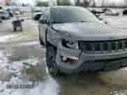 2021 Jeep Compass Trailhawk with VIN 3C4NJDDB8MT553610, listed as a Copart auction lot 45709735 with 96,602 mi miles and Salvage title. Bid and sale history available at DreamBid. Image 12.