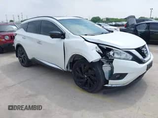 2017 Nissan Murano SL z VIN 5N1AZ2MG3HN162308, wystawiony jako IAAI lot #41911021 z przebiegiem 75 226 mil mil oraz . Historia ofert i sprzedaży dostępna na DreamBid. Obrazek 1.