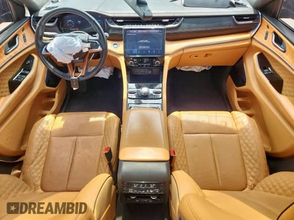 2021 Jeep Grand Cherokee Summit Reserve with VIN 1C4RJKEG0M8103657, listed as a Copart auction lot 70553005 with 91,168 mi miles and Salvage title. Bid and sale history available at DreamBid. Image 8.