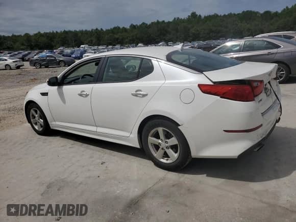 2015 Kia Optima LX with VIN KNAGM4A79F5630761, listed as a Copart auction lot 70302334 with 106,427 mi miles and Salvage title. Bid and sale history available at DreamBid. Image 2.