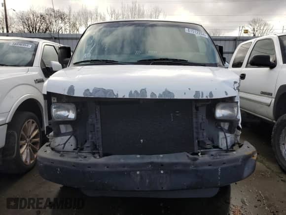 2008 Chevrolet Express Cargo z VIN 1GCGG25C881105206, wystawiony jako Copart lot #81512264 z przebiegiem 366 617 mil mil oraz Szkoda całkowita • Salvage title. Historia ofert i sprzedaży dostępna na DreamBid. Obrazek 5.