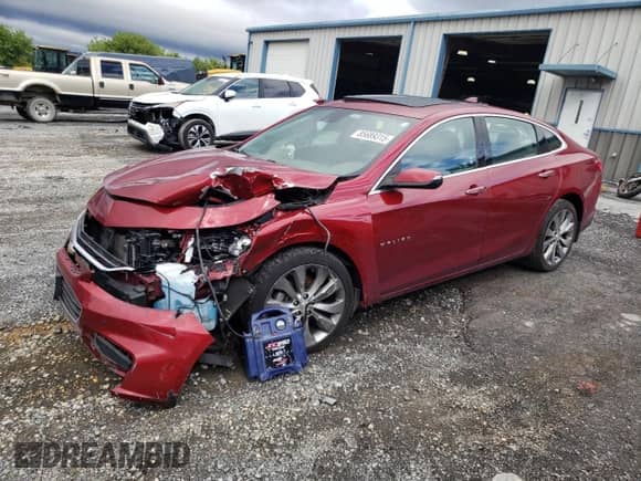 2017 Chevrolet Malibu Premier z VIN 1G1ZH5SX4HF151626, wystawiony jako Copart lot #85689315 z przebiegiem 70 668 mil mil oraz Szkoda całkowita • Salvage title. Historia ofert i sprzedaży dostępna na DreamBid. Obrazek 1.