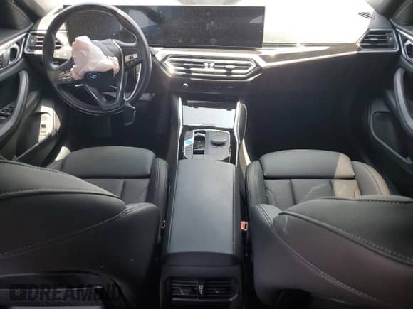 2023 BMW i4 eDrive35 with VIN WBY43AW0XPFR19726, listed as a Copart auction lot 64955865 with 16,952 mi miles and Salvage title. Bid and sale history available at DreamBid. Image 8.