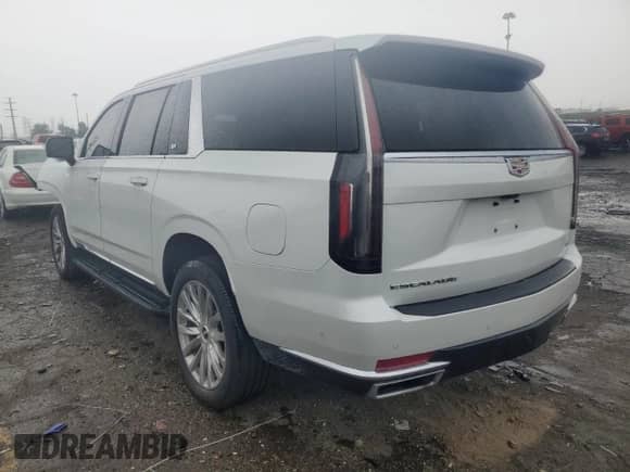 2021 Cadillac Escalade ESV Premium Luxury с VIN 1GYS4KKL9MR395646, выставлен на аукционе Copart как лот 69194955 с пробегом 72 810 миль миль и Чистый • Clean title. История ставок и продаж доступна на DreamBid. Изображение 2.