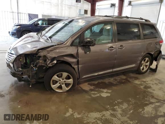 2012 Toyota Sienna LE AAS with VIN 5TDKK3DC8CS256316, listed as a Copart auction lot 66836725 with 238,189 mi miles and Salvage title. Bid and sale history available at DreamBid. Image 1.