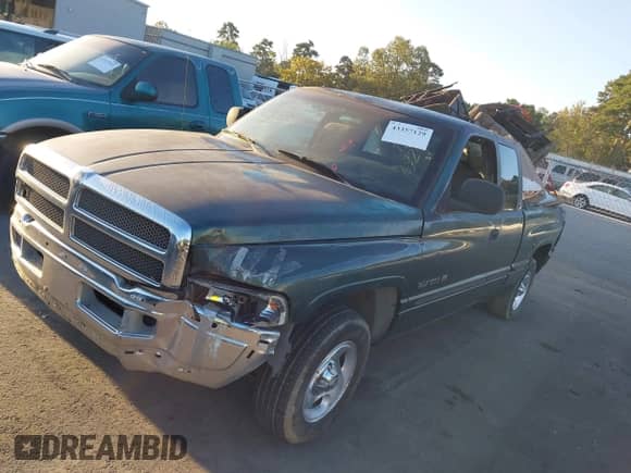 1999 Dodge 1500 with VIN 3B7HC13Y5XG168269, listed as a IAAI auction lot 43357129 with Not provided miles and . Bid and sale history available at DreamBid. Image 2.