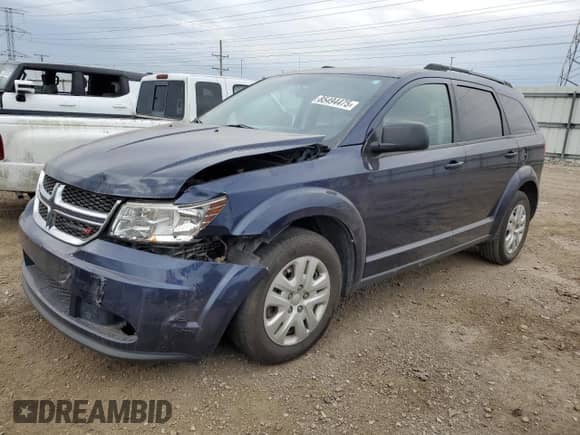 2017 Dodge Journey SE с VIN 3C4PDCAB5HT605232, выставлен на аукционе Copart как лот 85494475 с пробегом 98 750 миль миль и Списание • Salvage title. История ставок и продаж доступна на DreamBid. Изображение 1.