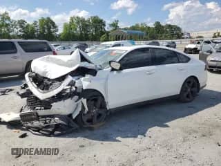 2023 Honda Accord Sport-L с VIN 1HGCY2F76PA032849, выставлен на аукционе Copart как лот 61426645 с пробегом Не указан миль и Списание • Salvage title. История ставок и продаж доступна на DreamBid. Изображение 1.