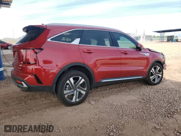 2023 Kia Sorento SX Prestige with VIN KNDRKDLGXP5152446, listed as a Copart auction lot 80716455 with 25,089 mi miles and Salvage title. Bid and sale history available at DreamBid. Image 3.