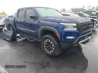 2023 Nissan Frontier SV with VIN 1N6ED1EJ2PN630808, listed as a IAAI auction lot 41506681 with 21,741 mi miles and . Bid and sale history available at DreamBid. Image 1.