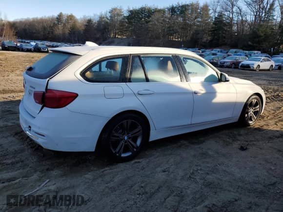 2016 BMW 3 Series 328d xDrive with VIN WBA8J1C5XGK711116, listed as a Copart auction lot 41614854 with 88,383 mi miles and . Bid and sale history available at DreamBid. Image 3.