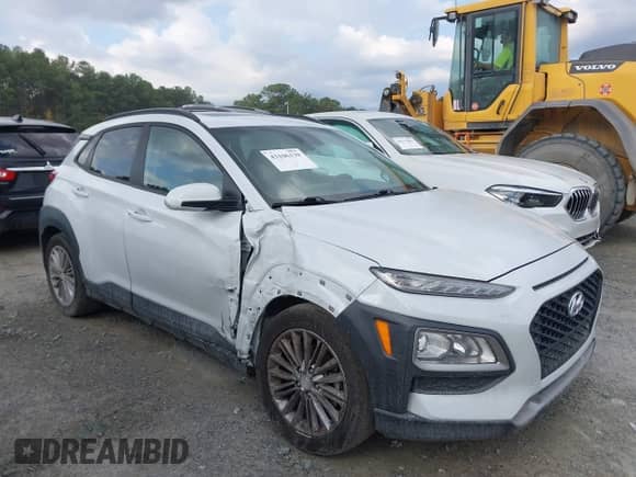 2019 Hyundai Kona SEL with VIN KM8K62AA8KU370906, listed as a IAAI auction lot 43106139 with 108,758 mi miles and . Bid and sale history available at DreamBid. Image 13.